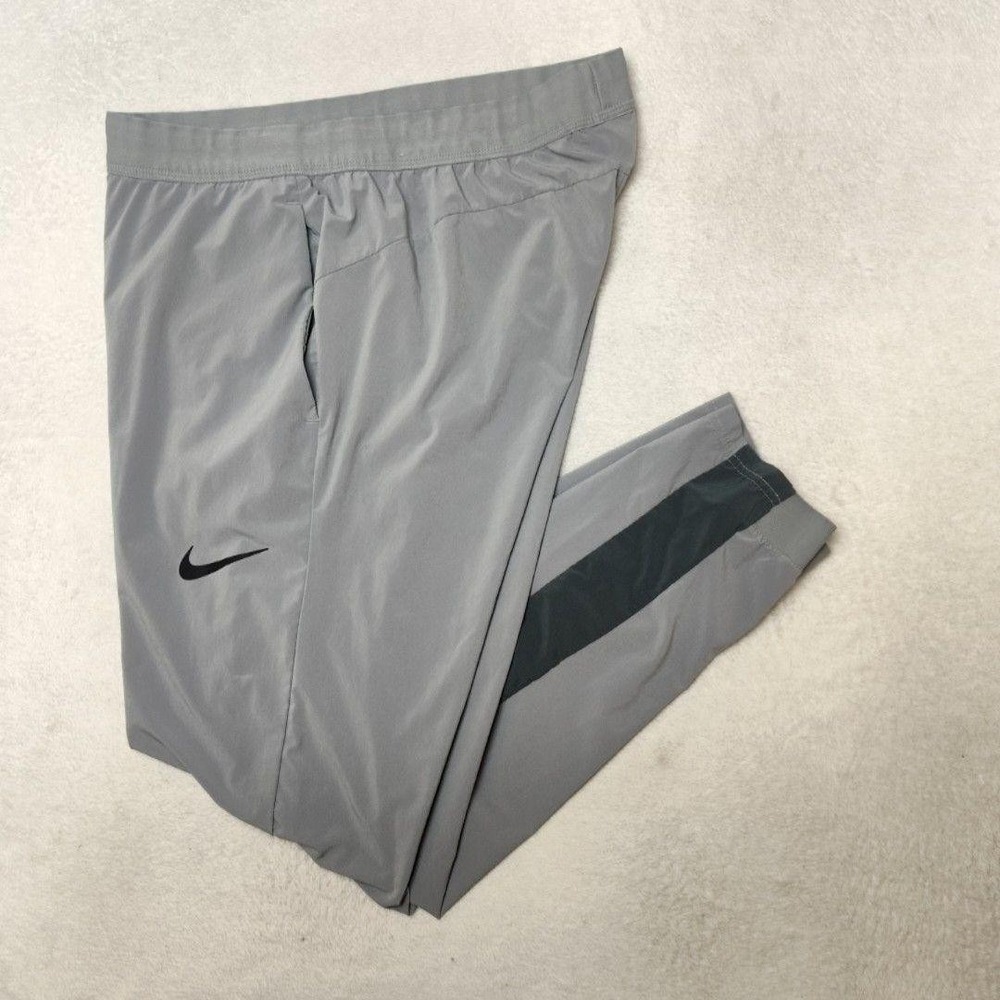Nike Jogger Pants Mens M Gray Running Gym Fkex Vent Training Tapered Slim DM5948